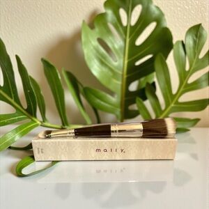🩶MALLY🩶Double-Ended Face & Eye Brush/NIB